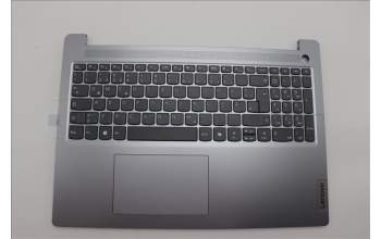 Lenovo 5CB1N97500 C-Cover with keyboard, German, Arctic Grey, Non-Backlight, Fingerprint, UK