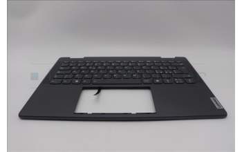 Lenovo 5CB1N97611 C-Cover with keyboard, Italian, Storm Grey, FingerPrint, UK