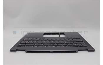 Lenovo 5CB1N97635 C-Cover with keyboard, French, Storm Grey, FingerPrint, US