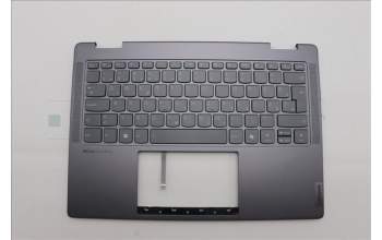 Lenovo 5CB1N97652 C-Cover with keyboard, Slovenian, Storm Grey, Non-FingerPrint, UK