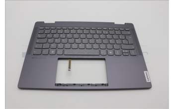Lenovo 5CB1N97666 C-Cover with keyboard, French, Storm Grey, Non-Fingerprint, US