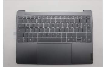 Lenovo 5CB1P00320 C-Cover with keyboard, German, Luna Grey, UK