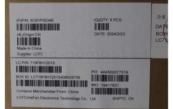 Lenovo 5CB1P00346 C-Cover with keyboard, English, Cosmic Blue, US