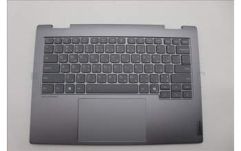 Lenovo 5CB1P00567 C-Cover with keyboard, Arabic, Luna Grey, Backlight, US
