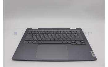 Lenovo 5CB1P00573 C-Cover with keyboard, Bulgarian, Luna Grey, Backlight, UK