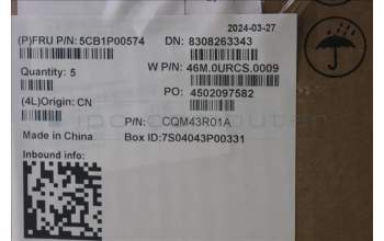 Lenovo 5CB1P00574 COVER Upper Case ASM_ENG W 21MX LG BL