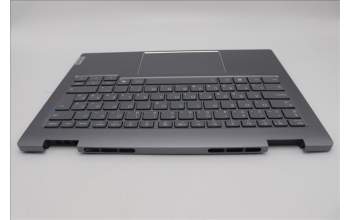 Lenovo 5CB1P00580 C-Cover with keyboard, Hungarian, Luna Grey, Backlight, UK