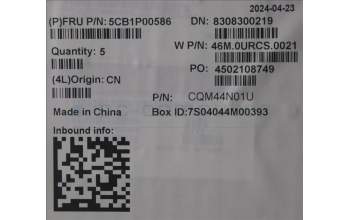 Lenovo 5CB1P00586 COVER Upper Case ASM_SWS W 21MX LG BL