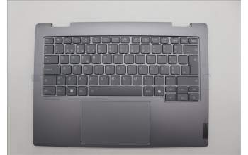 Lenovo 5CB1P00594 C-Cover with keyboard, Portuguese, Luna Grey, Backlight, UK