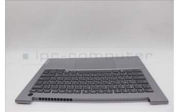Lenovo 5CB1P00812 C-Cover with keyboard, Arabic, Arctic Grey, Backlight, US