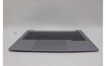Lenovo 5CB1P00816 C-Cover with keyboard, Czech Slovakian, Arctic Grey, Backlight, UK