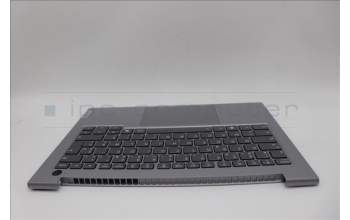 Lenovo 5CB1P00819 C-Cover with keyboard, French, Arctic Grey, Backlight, US