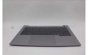 Lenovo 5CB1P00874 C-Cover with keyboard, Belgian, Arctic Grey, Backlight, UK