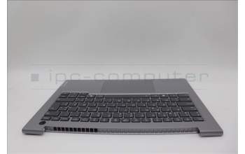 Lenovo 5CB1P00874 C-Cover with keyboard, Belgian, Arctic Grey, Backlight, UK