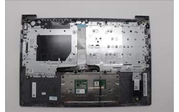 Lenovo 5CB1P00878 C-Cover with keyboard, English, Arctic Grey, Backlight, US