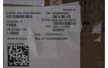 Lenovo 5CB1P00884 C-Cover with keyboard,Greek,Arctic Grey,Backlight