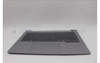 Lenovo 5CB1P00884 C-Cover with keyboard,Greek,Arctic Grey,Backlight