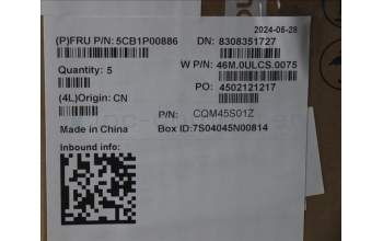 Lenovo 5CB1P00886 COVER Upper Case ASM_HUN W21MR AG BL U