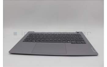 Lenovo 5CB1P00895 C-Cover with keyboard, Slovenian, Arctic Grey, Backlight, UK
