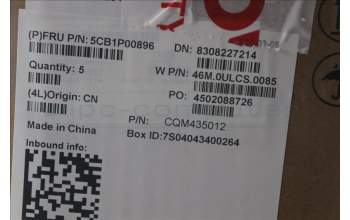 Lenovo 5CB1P00896 COVER Upper Case ASM_SPA W21MR AG BL U