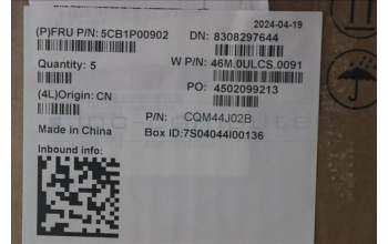 Lenovo 5CB1P00902 C-Cover with keyboard, Ukraine, Arctic Grey, Backlight, US