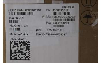 Lenovo 5CB1P00904 C-Cover with keyboard, Arabic, Arctic Grey, US