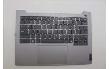 Lenovo 5CB1P00910 C-Cover with keyboard, English, Arctic Grey, US