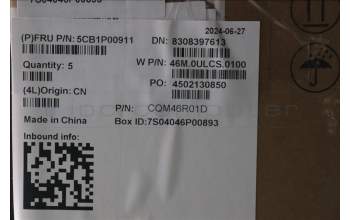 Lenovo 5CB1P00911 C-Cover with keyboard,French,Arctic Grey