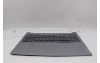 Lenovo 5CB1P00947 C-Cover with keyboard, Hungarian, Arctic Grey, Backlight, UK