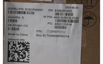 Lenovo 5CB1P00955 C-Cover with keyboard, Russian, Arctic Grey, Backlight, US