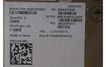 Lenovo 5CB1P00962 COVER Upper Case ASM_UKE W21MS AG BL H