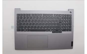 Lenovo 5CB1P00970 C-Cover with keyboard, US English Euro, Arctic Grey, US