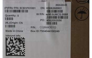 Lenovo 5CB1P01001 C-Cover with keyboard,US English Euro,Arctic Grey,Backlight