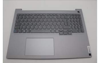 Lenovo 5CB1P01002 C-Cover with keyboard,French,Arctic Grey,Backlight