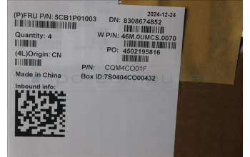 Lenovo 5CB1P01003 C-Cover with keyboard, French Arabic, Arctic Grey, Backlight, UK