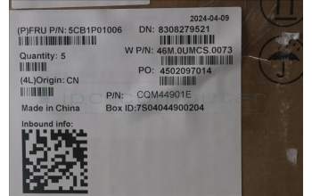 Lenovo 5CB1P01006 C-Cover with keyboard,Greek,Arctic Grey,Backlight