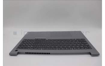 Lenovo 5CB1P01007 C-Cover with keyboard, Hebrew, Arctic Grey, Backlight, US