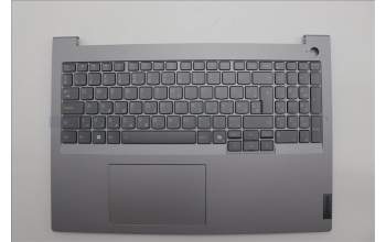Lenovo 5CB1P01008 C-Cover with keyboard, Hungarian, Arctic Grey, Backlight, UK