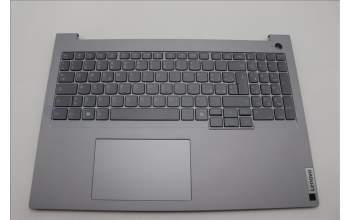 Lenovo 5CB1P01010 C-Cover with keyboard, Italian, Arctic Grey, Backlight, UK