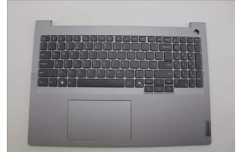 Lenovo 5CB1P01073 C-Cover with keyboard, English, Arctic Grey, US