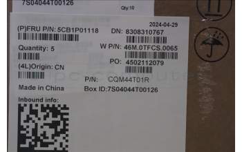 Lenovo 5CB1P01118 C-Cover with keyboard, Arabic, Arctic Grey, Backlight, US