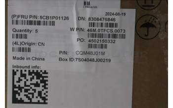 Lenovo 5CB1P01126 C-Cover with keyboard, French Arabic, Arctic Grey, Backlight, H-series, UK