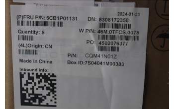 Lenovo 5CB1P01131 C-Cover with keyboard, Hungarian, Arctic Grey, Backlight, UK