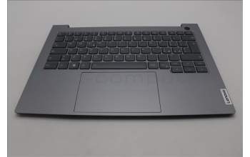 Lenovo 5CB1P01133 C-Cover with keyboard, Italian, Arctic Grey, Backlight, UK