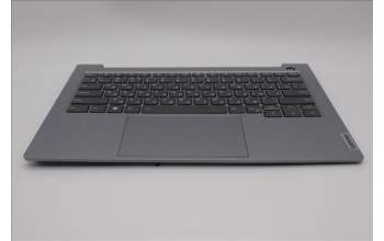 Lenovo 5CB1P01139 C-Cover with keyboard, Russian, Arctic Grey, Backlight, US