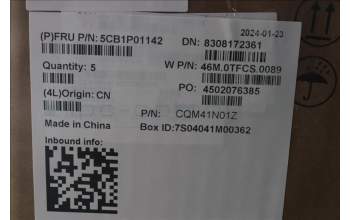 Lenovo 5CB1P01142 C-Cover with keyboard, Switzerland, Arctic Grey, Backlight, UK