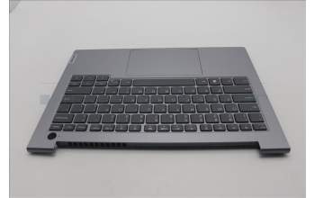 Lenovo 5CB1P01154 C-Cover with keyboard, English, Arctic Grey, Non-Backlight, US
