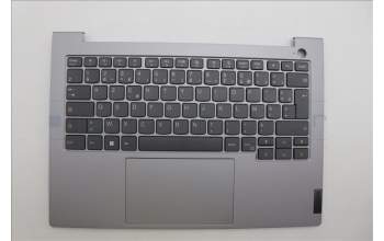 Lenovo 5CB1P01156 C-Cover with keyboard, French, Arctic Grey, Non-Backlight, US