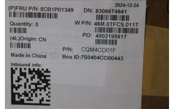 Lenovo 5CB1P01349 C-Cover with keyboard, Russian, Arctic Grey, Non-Backlight, US