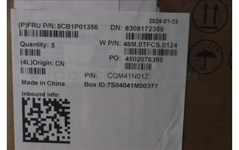 Lenovo 5CB1P01356 C-Cover with keyboard,UK English,Arctic Grey,Non_Backlight